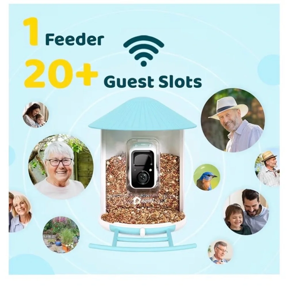 New in Box/Never used  Net-Vue Birdfy Smart Bird Feeder with Camera